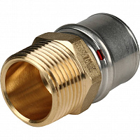 SFP-0001-000132 STOUT Переходник с наружной резьбой 1"х32 для металлопластиковых труб прессовой