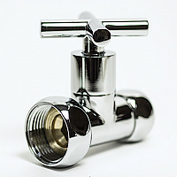 Вентиль запорный прямой для П/С 1''х3/4'' вн/вн крест 840SCH1004 код 541541