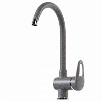Смеситель для кухни 40к MIXLINE ML-GS04 (309) темно-серый высок. излив код 526204