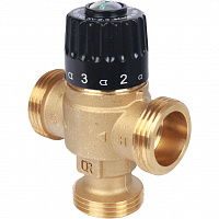 SVM-0125-236525 STOUT Термостатический смесительный клапан для систем отопления и ГВС 1"  НР   30-65°С KV 2,3