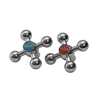 Маховик ML07 крест металл MIXLINE(блистер)пара 24шлица код 526781