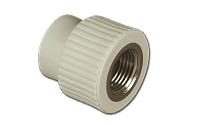 муфта комб.(вн.р.) D-G 40-1 1/4 серый FV plast
