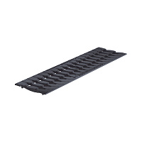 Решетка чугунная косичка NORMA DN100 C250 500*136*17.5 (549112)
