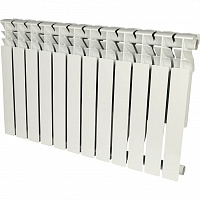 ROMMER Plus 500 12 секций радиатор алюминиевый (RAL9016)