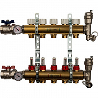 Колл. группа 5 вых.1"-3/4 лат. с расходомер. SMB 0473 000005 STOUT