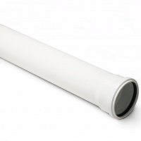 труба канализ.растр.D-L 50-250 Stilte белая