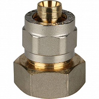 SFS-0002-003416 STOUT Переходник с внутренней резьбой 3/4"х16 для металлопластиковых труб винтовой