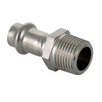 Соединитель нерж.сталь с нар.р. пресс 28х3/4" VTi.901.I.002805