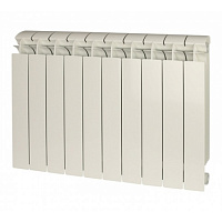 Global STYLE PLUS 500 2 секции радиатор биметаллический боковое подключение (белый RAL 9010)