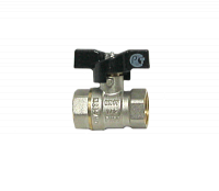 Кран шаровый СТК 1/2" гг бабочка