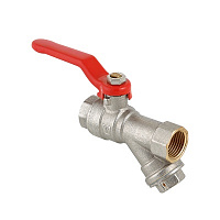 Кран шар. с фильтром 3/4" VALTEC