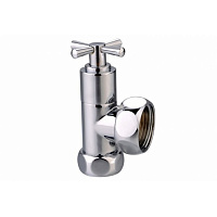 Вентиль запорный угловой для П/С 1"х3/4" вн/вн крест 8501SCH1005 код 522198