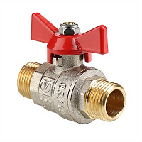 Кран шар. нар.-нар. 1/2" баб. Valtec