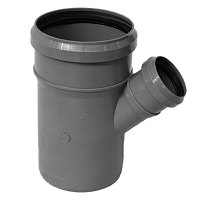 тройник PP канализ.D-50/50 (45) Синикон