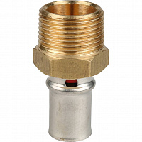 SFP-0001-003416 STOUT Переходник с наружной резьбой 3/4"x16 для металлопластиковых труб прессовой