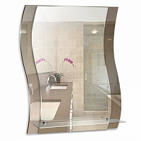 Зеркало MIXLINE "Элегия" 550*685 с полкой код 525381