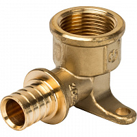 Угольник настенный с креплением 20х3/4 SFA-0009 STOUT