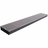 SCN-1100-0830180 STOUT Конвектор внутрипольный SCN 80.300.1800 (Решётка роликовая, анодированный алюминий)