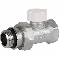 Клапан запорно-балансировочный, прямой 1/2" с доп. уплотнением Stout SVL-1176-100015
