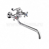 F2619-2 Смеситель для ванны, длинный излив, Ø35мм 