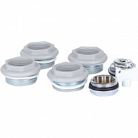 Универс. компл. д/рад. 3/4" (пробки+маевс) Global KIT (цвет cod.08 grigio argento opaco metallizzatС
