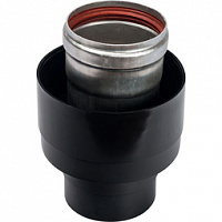 SCA-0080-080125 STOUT Элемент дымохода манжета для перехода с D80 на фин.вертик. участок D80/125