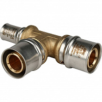 SFP-0005-262616 STOUT Тройник переходной 26х26х16 для металлопластиковых труб прессовой