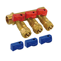 Коллектор регулируемый 1"х16 3вых. Vieir