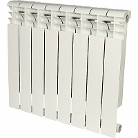 ROMMER Profi 500 (AL500-80-80-100) 8 секции радиатор алюминиевый (RAL9016)