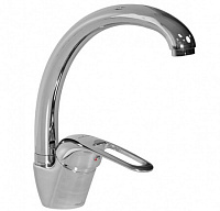 Смеситель для кухни 40k MIXLINE ML05-032 высокий излив боковая ручка (без подводки) 522129