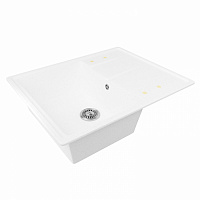 Мойка ZX-GM 05 с крылом, белая 480*620*180 мм код544301
