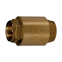 Дисковый обратный клапан R60, Ду 1 1/4", в/в резьба, нехромированный.