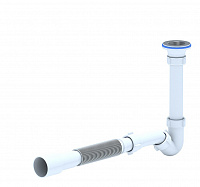 BD1015 Сифон для биде Ани Пласт 1 1/4*32 с трубой 32*32/40
