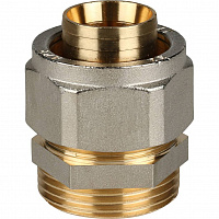 SFS-0001-011432 STOUT Переходник с наружной резьбой 1 1/4"х32 для металлопластиковых труб винтовой