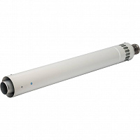 SCA-6010-000900 STOUT Элемент дымохода DN60/100 конечный участок 900 мм дымохода для горизонт.прохода через стену с оголовком из нерж. стали