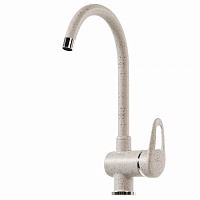 Смеситель для кухни 40к MIXLINE ML-GS04 (328) бежевый высок. излив код 526207
