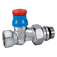 Клапан термостатический R402TG, прямой, Ду 1/2", с защитным колпачком.							