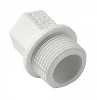Заглушка с нар. резьбой D-20х1/2" PRO AQUA