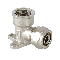 Угольник с вн.р.20х1/2 с крепл. мп VALTEC