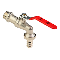 Кран шар. водоразборный 1/2" рыч. (AquaHit) MVI