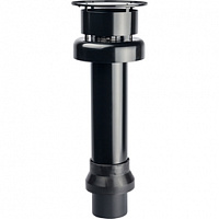 SCA-0080-800001 STOUT Элемент дымохода  DN80/100 к-т  адаптер вертикальный утепленный, 584 мм, финал