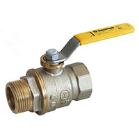 кран шар.газовый вн.-нар. 1/2" GIACOMINI R254DLG желт рычаг