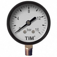Манометр рад. TIM 16bar