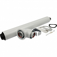 SCA-6010-240850 STOUT Комплект коаксиальный для прохода через стену (совместим  Bosch) 60/100, 850 мм
