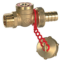 Выпускной кран R608 1/2 c нар. резьбой, под отвёртку. GIACOMINI (R608Y013)			