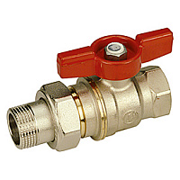 Кран шар.с америк. 3/4" GIACOMINI R919 баб. (R919X005)