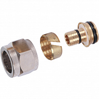 SFC-0026-162612 STOUT Фитинг компрессионный для труб PEX-AL-PEX 16х2,6х1/2