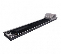 SCQ-1100-0730125 STOUT Конвектор внутрипольный SCQ 75.300.1250 (Решётка роликовая, анодированный алюминий)