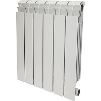 радиатор GLOBAL STYLE PLUS-500/100 бимет (цвет cod.08 grigio argento opaco metallizzato 2676 (серый)