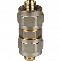 SFS-0005-000016 STOUT Муфта соединительная 16х16 для металлопластиковых труб винтовой